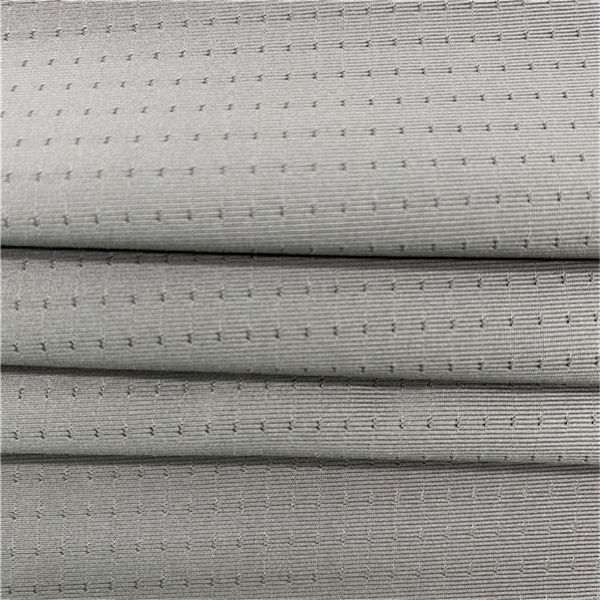 Soft polyester spandex shimfidar kayan wasan motsa jiki don sutura
