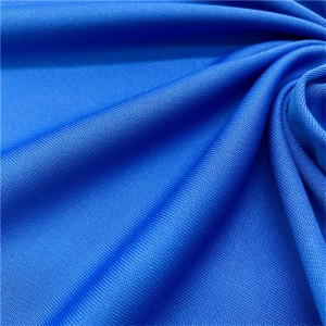 100% Polyester interlock double knit fabric para sa sportswear