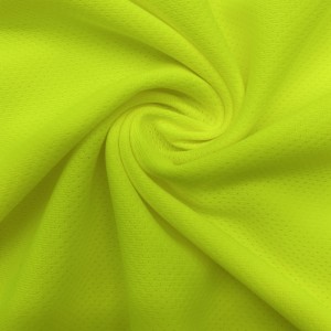 100% polyester micro mesh jacquard knitted fabric for sports shirt