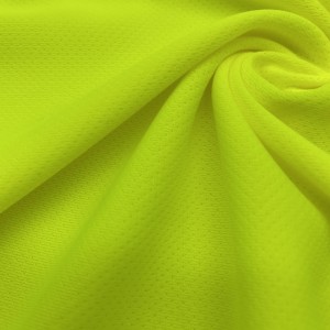 Tessuto a maglia jacquard micro mesh 100% poliestere per camicia sportiva