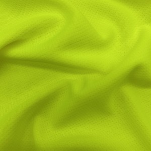 Spor gömlek için %100 polyester mikro örgü jakarlı örme kumaş