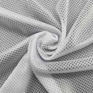 ក្រណាត់ប៉ាក់ Polyester micro mesh សម្រាប់សម្លៀកបំពាក់កីឡា ក្រណាត់ស្រទាប់សំណាញ់