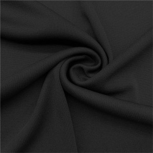 Heavy weight 1*1 polyester ribbed knit fabric for cuffs