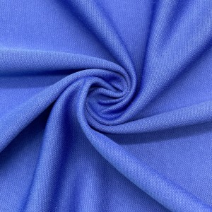 37% bomull 63% polyester interlock strikket stoff for skoleuniform