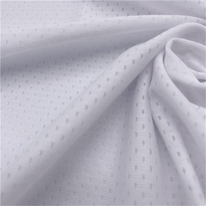 လိုင်းအတွက် Polyester spandex jacquard knitting mesh အထည်