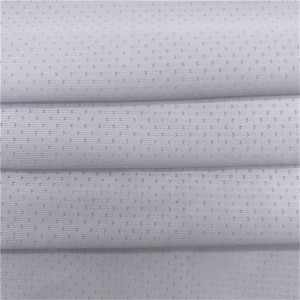 Polyester spandex jacquard breien mesh stof foar voering