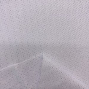 Polyester spandex jacquard breien mesh stof foar voering