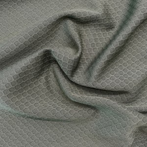 Wholesale 100% polyester jacquard hexagonal mesh knitted fabric for sportswear