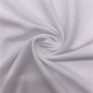 100% Polyester weft knit ក្រណាត់ jacquard plaid សម្រាប់ activewear និង lining