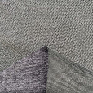 Miljøvenlig bomuld polyester spandex stretch strikket stof til beklædningsgenstande