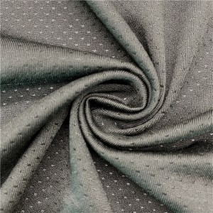 លក់ក្តៅ polyester stretch jacquard butterfly mesh fabric សម្រាប់សំលៀកបំពាក់កីឡា