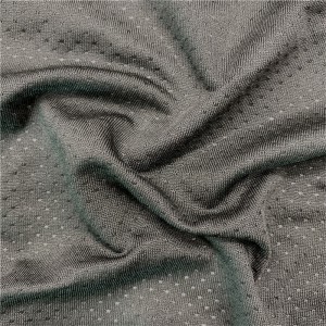 Hot sales polyester stretch jacquard butterfly mesh fabric untuk pakaian olahraga