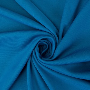 Dobbeltstrikket polyester, hurtigttørrende stof til aktivt beklædning