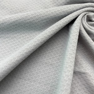 83% Polyester 17% spandex jacquard yakarukwa mesh jira rehembe yemitambo