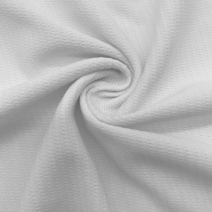 100% Polyester innittjat pique drapp għall-polo shirt