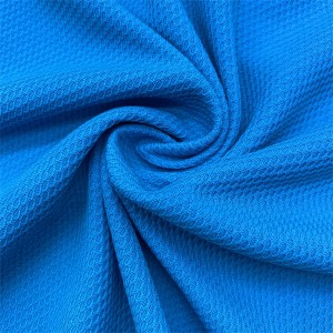 Princeps qualis recycled polyester connexum simultates reticulum fabricae pro polo shirt