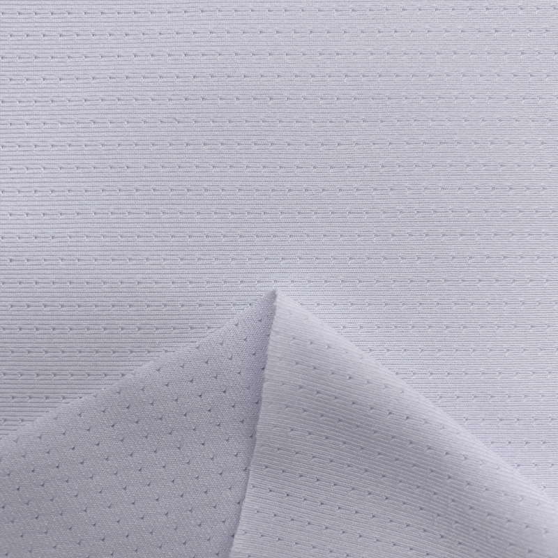 Плетена мрежеста тъкан от полиестер и спандекс жакард за спортна тениска