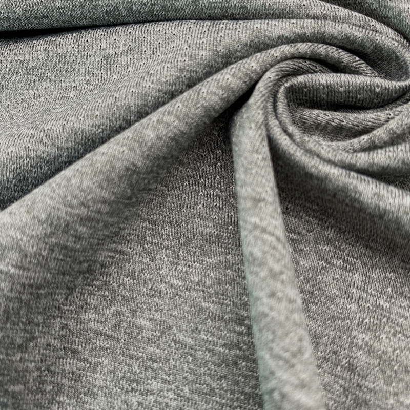 87.8% Polyester 12.2% spandex jacquard mesh fabric ສໍາລັບເສື້ອທີເຊີດ