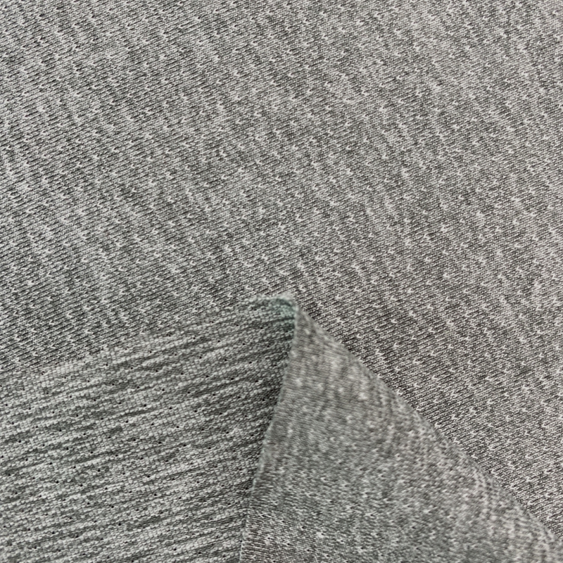 87,8% polyester 12,2% spandex jacquard mesh stof foar t-shirt