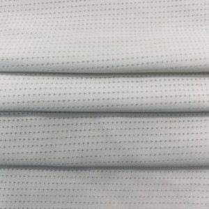 Polyester och spandex jacquardstickat tyg för sportkläder