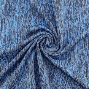 Heather Jersey knit mélange stretch fabric