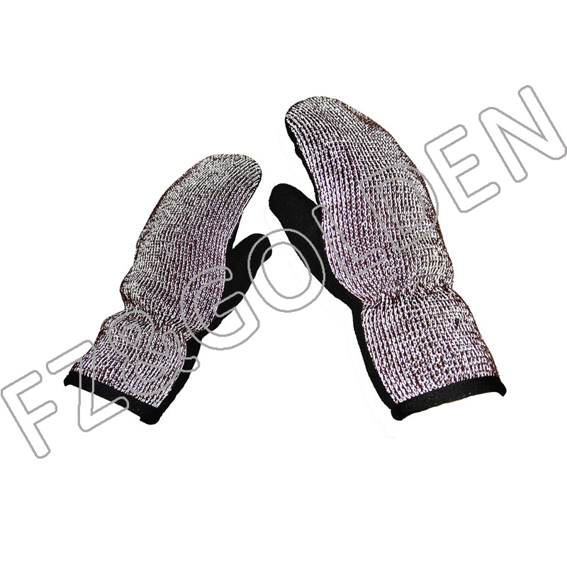 Reflective Knitted Adult Mitten