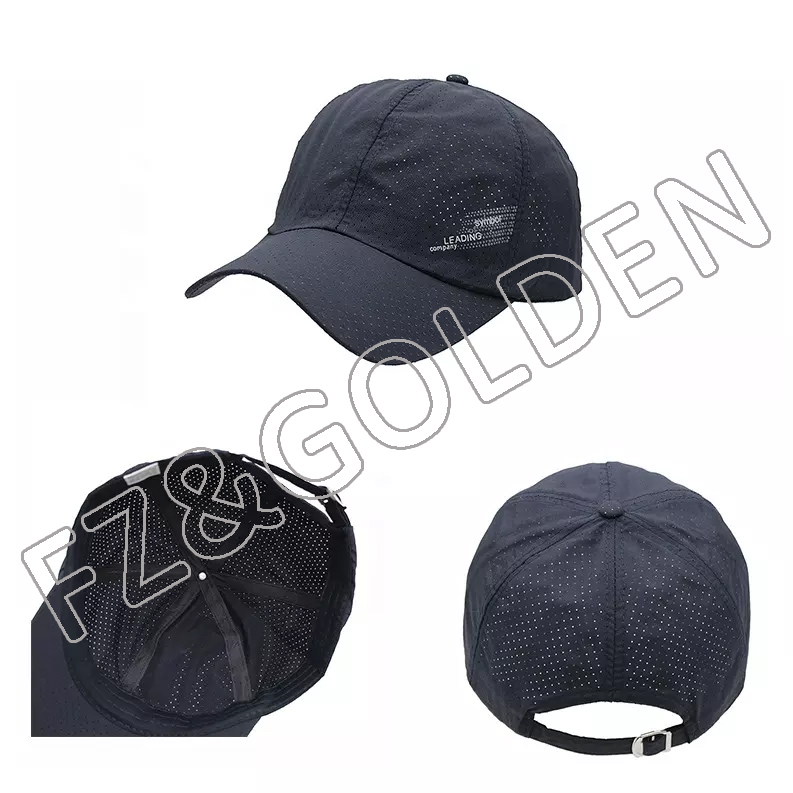 100% polyester flex inokurumidza yakaoma unisex yakaoma fit sport caps hats