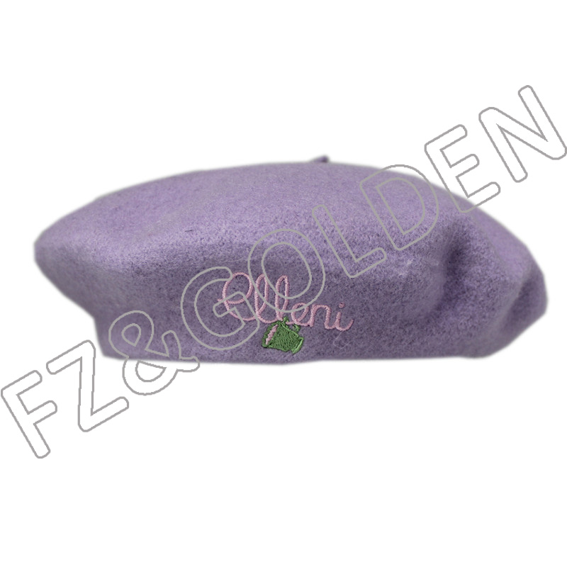 Winter Warm Colorful Wool Berets
