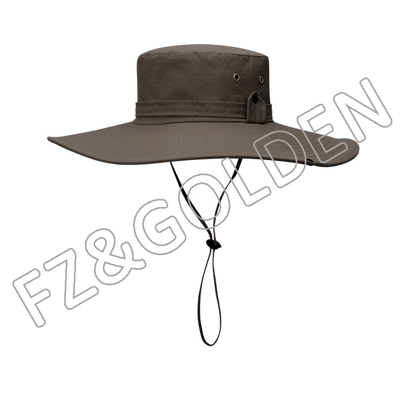 Fishing Windproof UPF50+ UV Protection Beach Mesh Sun Fisherman Bucket Hats