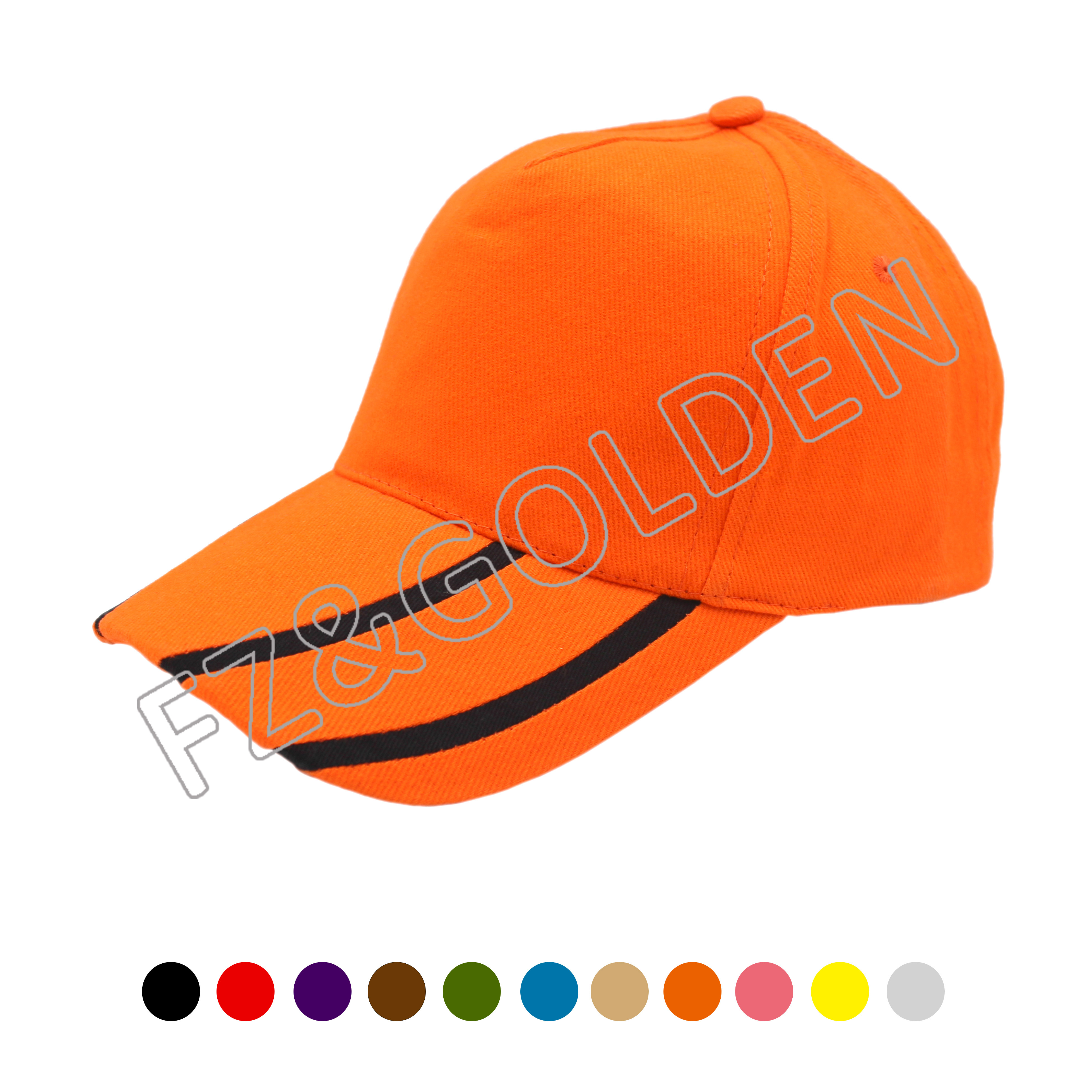 כובע בייסבול בעיצוב מותאם אישית באיכות גבוהה עם 5 פאנלים