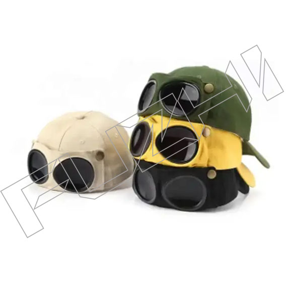 Sıcak satış Havacı Şapka Yaz Kişilik Gözlük Beyzbol Unisex Güneş Gözlüğü Kap Erkek Erkek Kap beyzbol şapkası