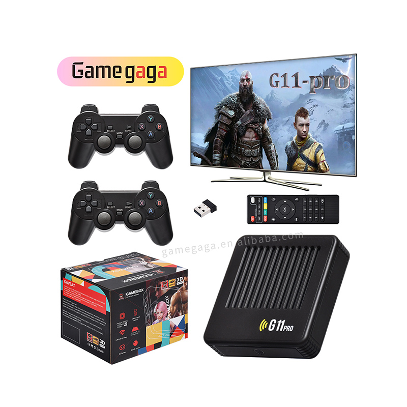 G11 Pro Game Box Κονσόλα παιχνιδιών βίντεο 64/128 GB 30000+ Παιχνίδια 4k Family Retro Classic Games Support Console TV Box για PSP/DC/N64