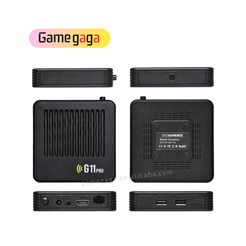 G11 Pro กล่องเกมคอนโซลวิดีโอเกม 64/128GB 30000+ เกม 4k Family Retro เกมคลาสสิกคอนโซลรองรับกล่องทีวีสำหรับ PSP/DC/N64