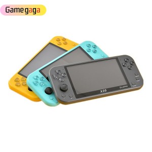 X20 Retro Handheld Game Consoles 8GB Built in 1000+ Games Player HD Out Support Gamepad Classic Portable Console Para sa SFC/GBA