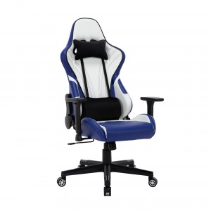 Сучасне комп'ютерне крісло з високим офісом. Ігрове крісло. Гонки для гравців