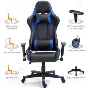 Anji Jifang 2021 OEM augstas kvalitātes luksusa DOTA 2 ādas spēļu krēsli silla gamer