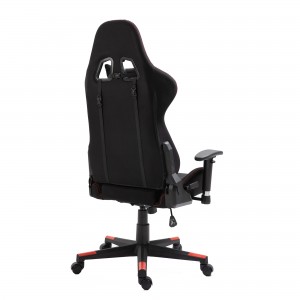Cadira d'oficina moderna per a jocs d'ordinador per a jugadors de PC, estil de carreres, ergonòmica, còmoda cadira de jocs de cuir