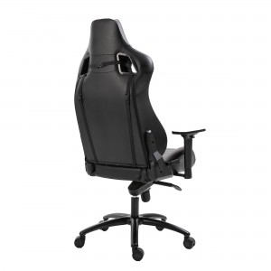 Còmoda cadira ajustable de cuir per a jocs de PC de carreres