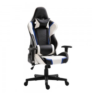 Cadeira de escritório de couro PU ajustável barata com encosto alto Cadeira de jogos gamer