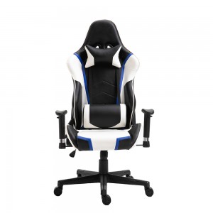 Cadira d'oficina de cuir PU ajustable d'esquena alta barata Cadira de jocs per a jugadors