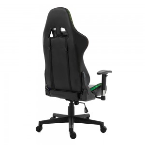 עיצוב צבעוני מודרני שחור PU עור מסתובב מחשב ארגונומי מתכוונן כיסא גיימינג לגיימר