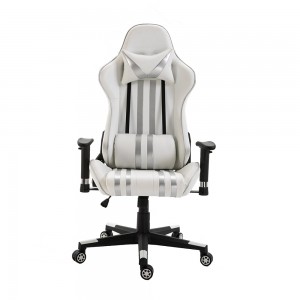 Современное эргономичное кресло с кожаным шарниром и высокой спинкой для компьютерных геймеров