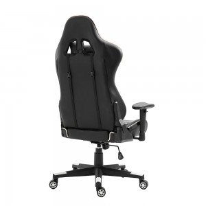 Niaj hnub Swivel Adjustable Qhov siab PU Leather Gaming Chair Rau Gamer