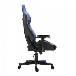 صندلی بازی چرمی ارگونومیک لوگوی مسابقه ای با قابلیت تنظیم ارتفاع مدرن و قابل تنظیم