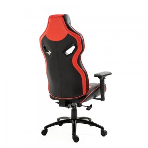 Pigi šiuolaikiška sintetinė Pu odos biuro kėdė Gamer reguliuojama porankio lenktyninė žaidimų kėdė