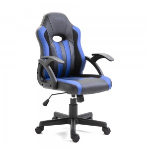 رخيصة عالية الظهر قابل للتعديل Fabirc بو الجلود مكتب الرئاسة Gamer Armrest Racing Gaming Chair