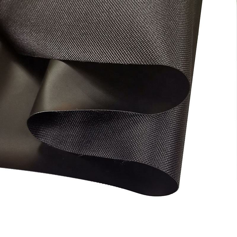 Produsén Tekstil 400D 600D poliéster Luar Oxford Lawon Kalayan PEVA Coating Awning Fabric pikeun panutup jati