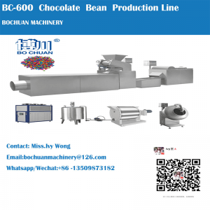 خط تولید تجهیزات ماشین آلات ساخت کارخانه شکلات لوبیا شکلات