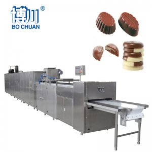 Línea de equipo de máquina de fabricación de moldeo de chocolate de fábrica de fabricación