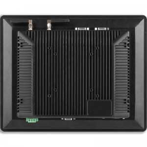 Komputer panel industri tanpa kipas J4125 10,1 inci dengan pc tertanam All in one touch